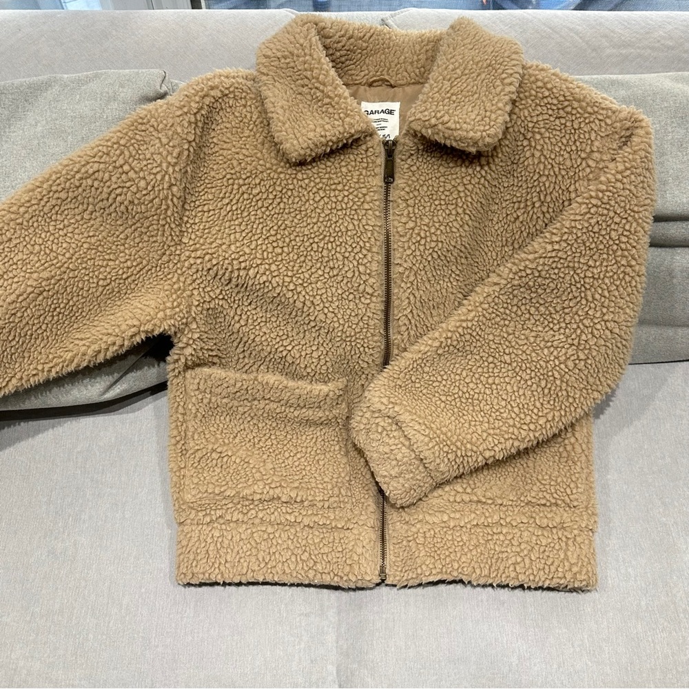 Garage Oversized Teddy Jacket Size XS/S